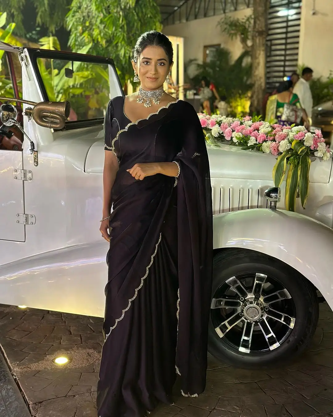 Rashi Singh in South Indian Traditional Black Saree